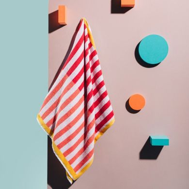 Homla, Color Vibes, ręcznik, wielokolorowy w paski, 70-130 cm, 746260