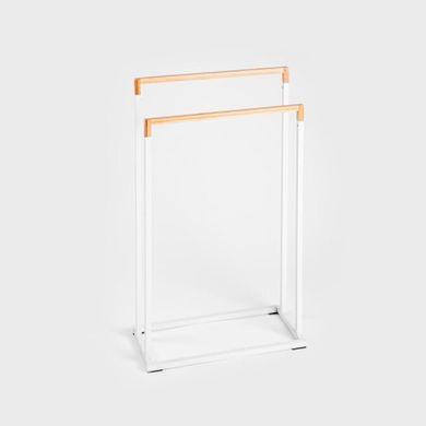 Homla, Coper, stojak, na ręczniki biały, 45-21-76 cm