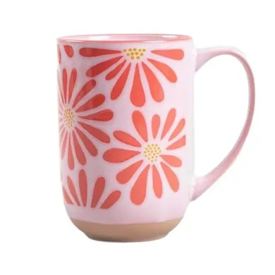 Homla, Fabia, kubek, wysoki w różowe kwiaty, 0,5 l