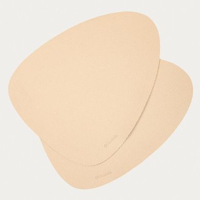 Homla, Femelo, maty stołowe, beżowe, zestaw, 38 cm, 2 szt.