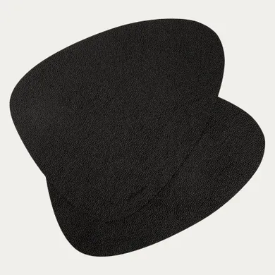 Homla, Femelo, maty stołowe, czarne, zestaw, 38 cm, 2 szt.