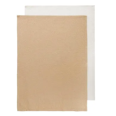 Homla, Femelo, zestaw ścierek kuchennych, beżowych, 50-70 cm