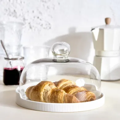 Homla, Fincan, patera, z ceramiczną podstawką, 22 cm