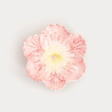 Homla, Folar, taca dekoracyjna, kwiat różowa, 18,5-17,5-3 cm