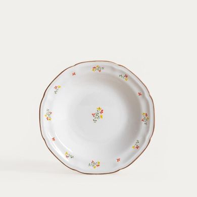 Homla, Greta, talerz, głęboki z kwiatuszkami, 22 cm