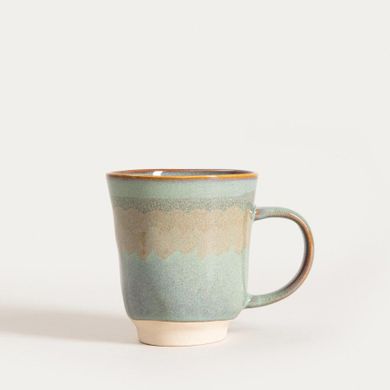 Homla, Kaslo, kubek, niebieski z beżowym paskiem, 0,4l