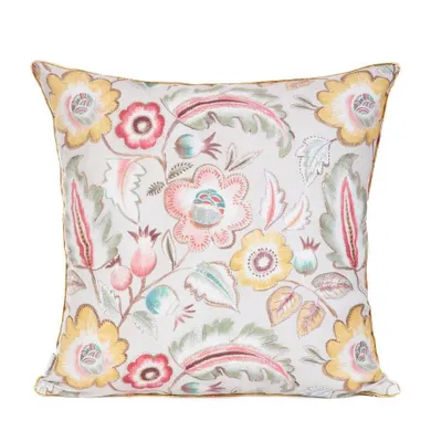 Homla, Leisti, poszewka, w kwiatowy wzór, 45-45 cm