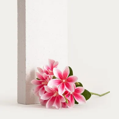 Homla, Lily, gałązka sztuczna, lilia różowa, 75 cm