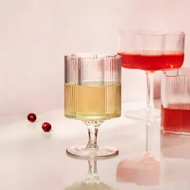 Homla, Lineetta, kieliszek, ryflowany na wino, 0,2l, 730047