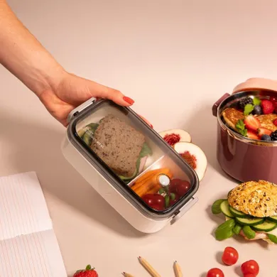 Homla, Loene, lunchbox, biały, 0,75l, 858937