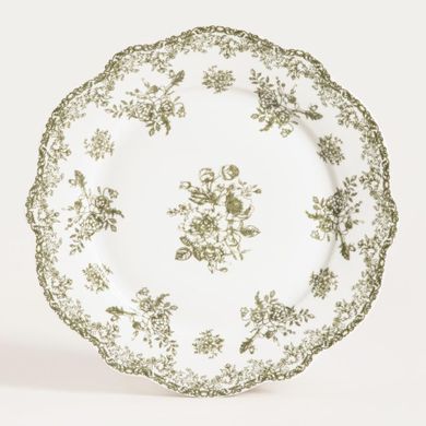 Homla, Lourry, talerz, obiadowy zielony, 27 cm