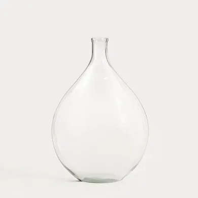 Homla, Luki, wazon, duży okrągły ze szkła z recyklingu, 5,5-50 cm