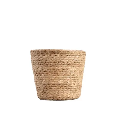 Homla, Lumbo, osłonka na doniczkę, pleciona naturalna, 23-19 cm