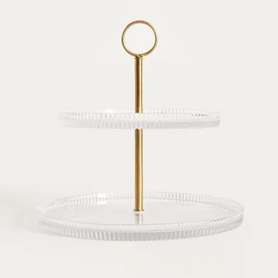 Homla, Lynn, patera, dwupoziomowa ryflowana, 23-24,5 cm