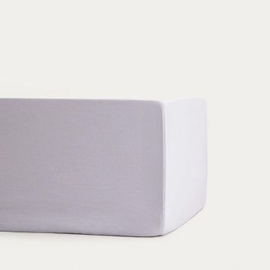 Homla, Maisy, prześcieradło, z pranej mikrofibry, szare, 160-200 cm