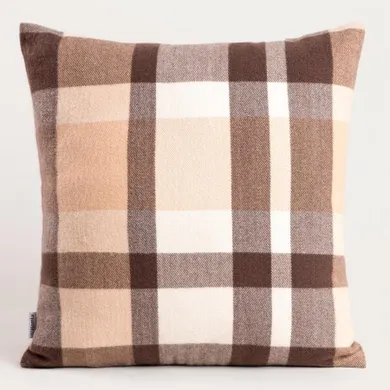 Homla, Melrose, poszewka, puszysta w kratę, 45-45 cm