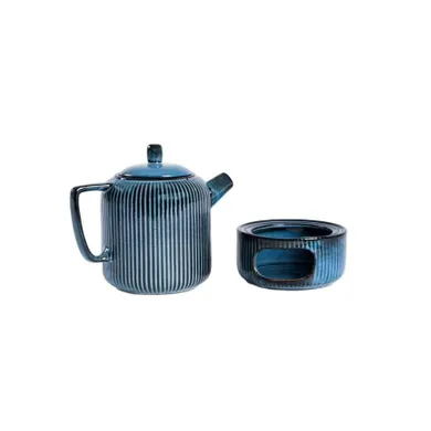 Homla, Mirande, dzbanek, z podgrzewaczem granatowy, 0,95 l