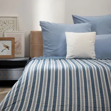 Homla, Modern Hamptons, narzuta, z nadrukiem w pasy, 200-220 cm, 746055