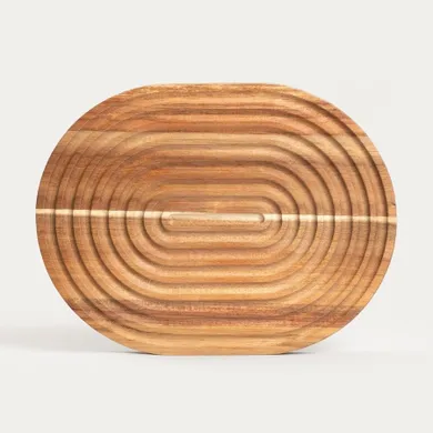 Homla, Mooka, deska, ryflowana akacjowa, 33-25,5 cm