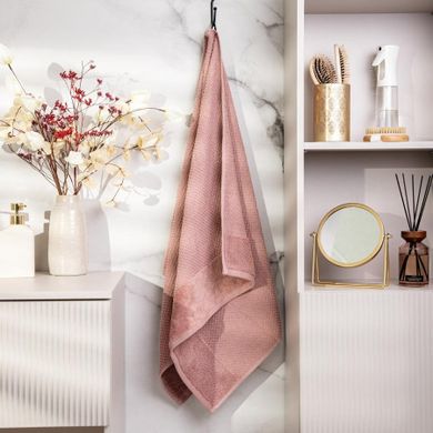 Homla, Nasia, ręcznik, bawełniany, różowy, 70-130 cm