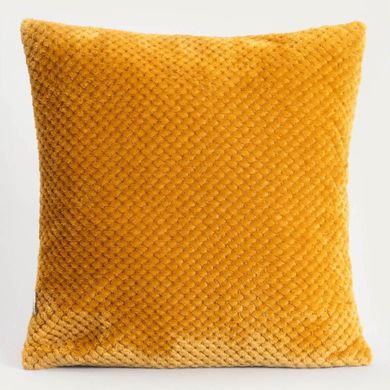 Homla, Noah, poszewka, ziarnka ryżu musztardowa, 45-45 cm, 2 szt.