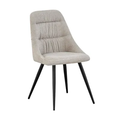 Homla, Quercia, krzesło, beżowe, Retro Bliss, 56-48-85 cm