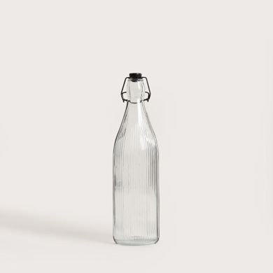 Homla, Raven, butelka ryflowana z klipsem, 1l