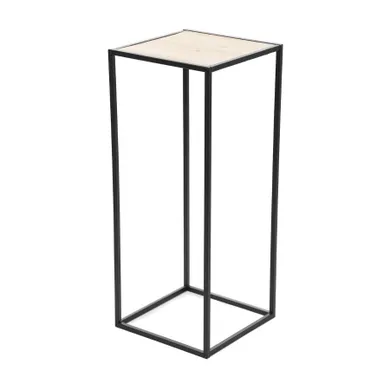 Homla, Roh, kwietnik, metalowy, czarny, 31-31-75 cm, 876696