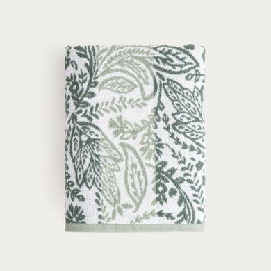 Homla, Ronu, ręcznik, pistacjowy wzorzysty, 70-130 cm