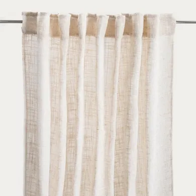 Homla, Rosel, zasłona, dekoracyjna z dodatkiem lnu, 140X250 cm