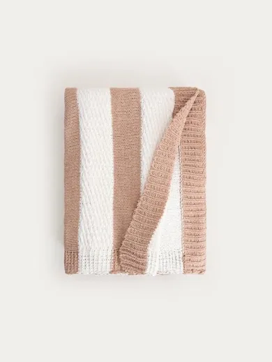 Homla, Rudens, koc szenilowy w pasy beżowe, 130-170 cm