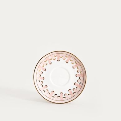 Homla, Ruma, talerz, ze złotą obwódką, 15 cm