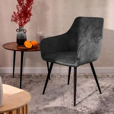 Homla, Satori, krzesło, grafitowe, 58-62-79 cm