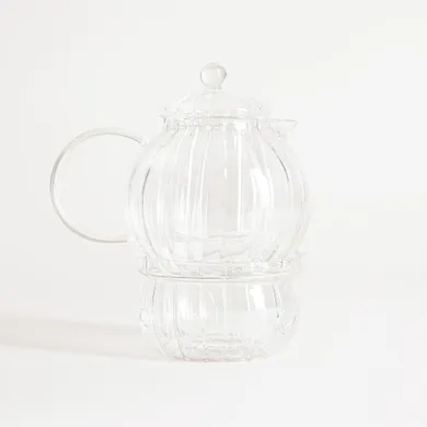 Homla, Senza, zaparzacz, szklany z podgrzewaczem, 1l