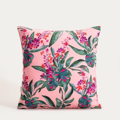 Homla, Solena, poszewka, w kwiatowy wzór, 45-45 cm