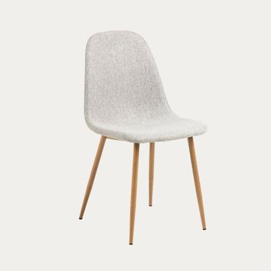 Homla, Svea, krzesło, w tkaninie szare, 44-54-86 cm