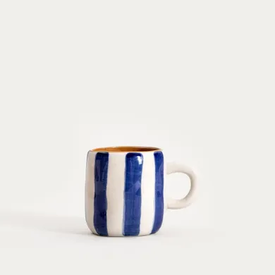 Homla, Torrit, kubek, w granatowe paski, 0,1l