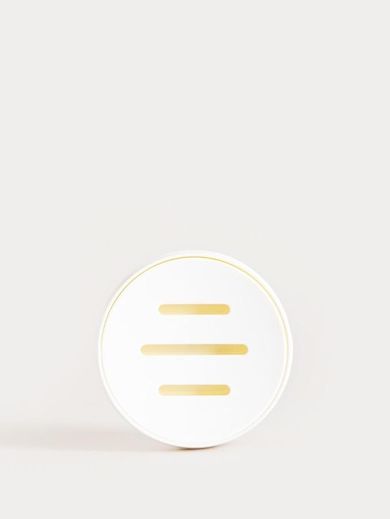 Homla, Torus, mydelniczka, z tłoczeniem biała, 11-11-2,5 cm