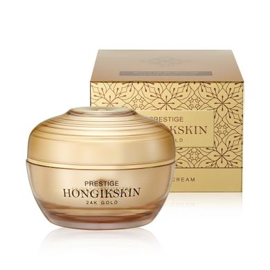 Hongik Skin Prestige, 24K Gold Cream, krem do twarzy ze złotem, 80g