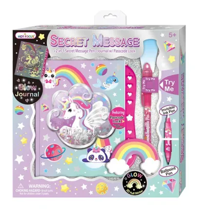 Hot Focus, pamiętnik na szyfr, jednorożec