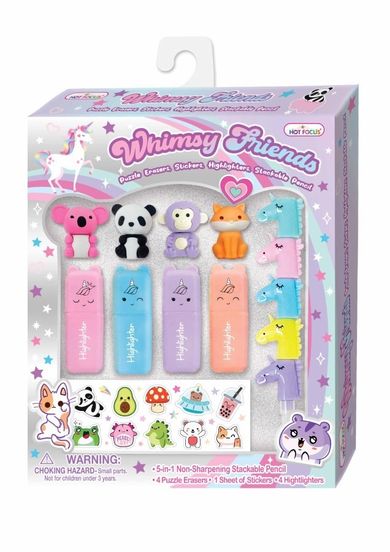Hot Focus, zakreślacze z minifigurkami, zwierzątka