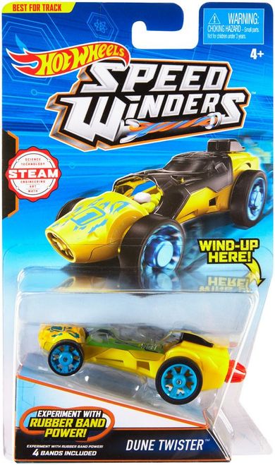 Hot Wheels, Autonakręciaki, żółto-szary samochód