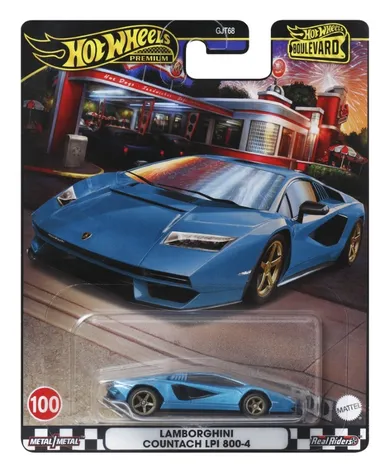 Hot Wheels, Boulevard, Lamborghini Countach LPI 800-4, pojazd, 1:64, HRT70