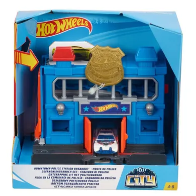 Hot Wheels City, Odjazdowy posterunek policji, zestaw