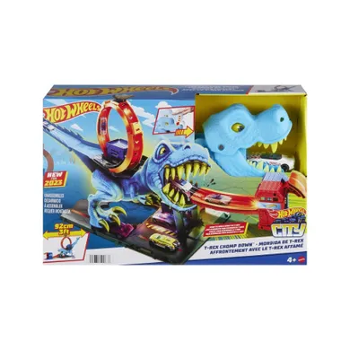 Hot Wheels City, Pętla T-rexa, zestaw do zabawy