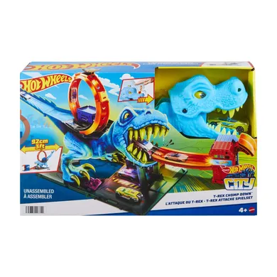 Hot Wheels City, Pętla T-Rexa, zestaw do zabawy z autem