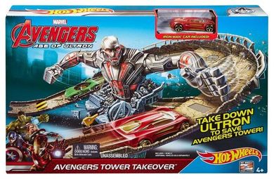 Hot Wheels, Duży zestaw The Avengers