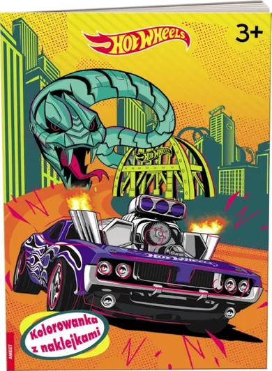 Hot Wheels. Kolorowanka z naklejkami
