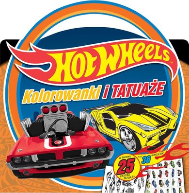 Hot Wheels. Kolorowanki i tatuaże