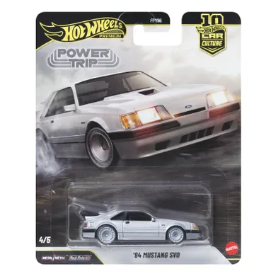 Hot Wheels, Kultowe auta, '84 Mustang SVO, pojazd, 1:64, JKF31